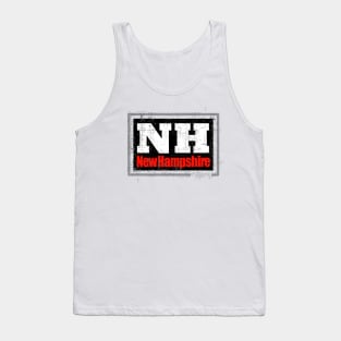 New Hampshire Rubber Stamp (dark) Tank Top